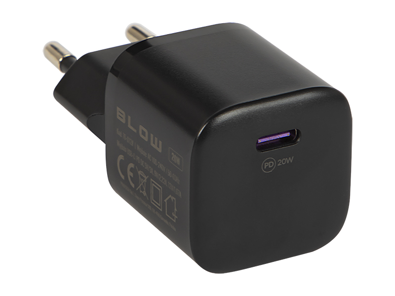 Mini USB töltő, 20 W 76-012-