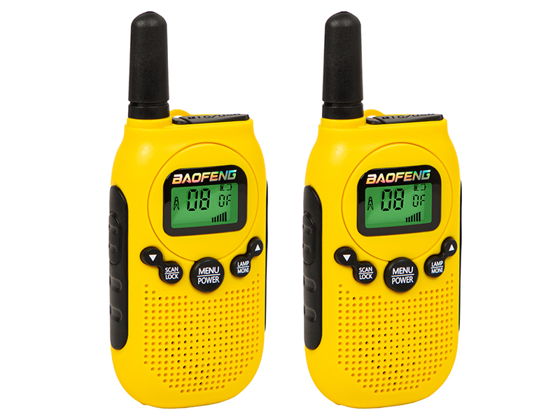 PMR walkie talkie szett, 2 darabos, sárga 24-934-