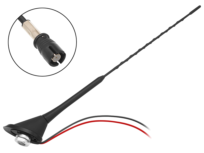 VW Raku II passzív autóantenna, 40 cm 22-648-