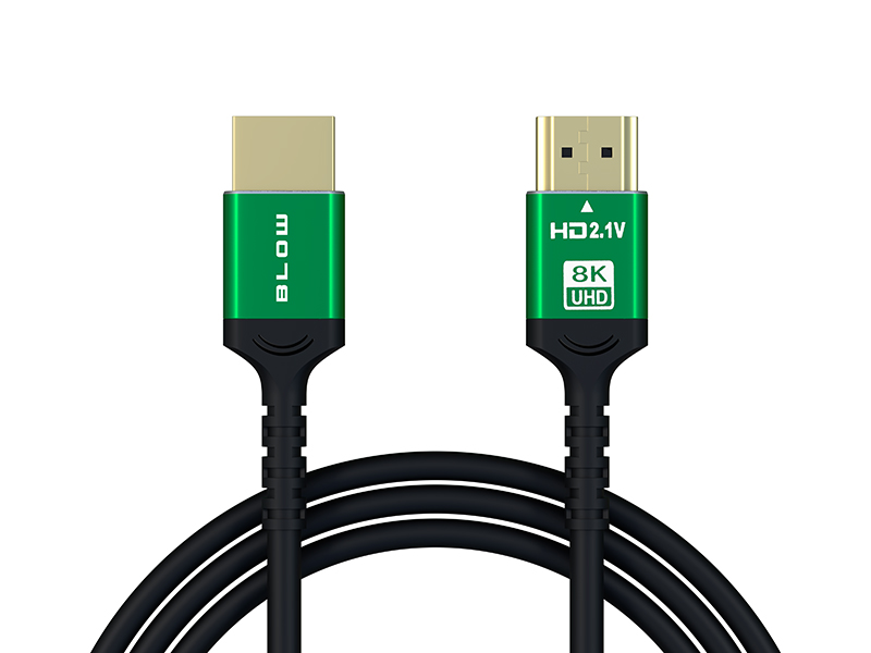8K HDMI kábel, 5 m, zöld 96-649-