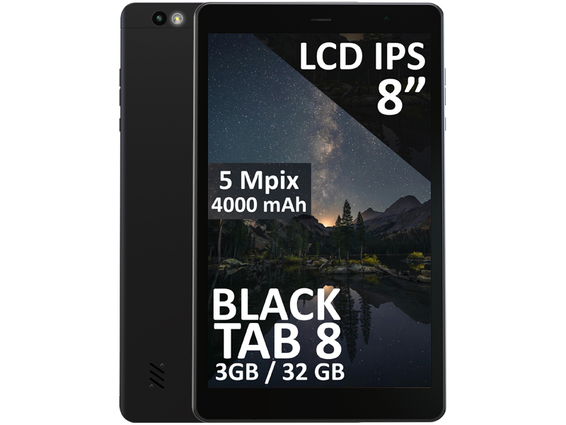 DC BLOW BLACKTAB8 4 g LTE tablet 1 × 3,5 mm 79-071-