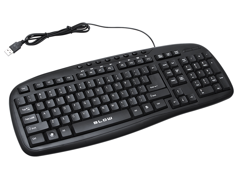 Fekete USB billentyűzet 84-204-
