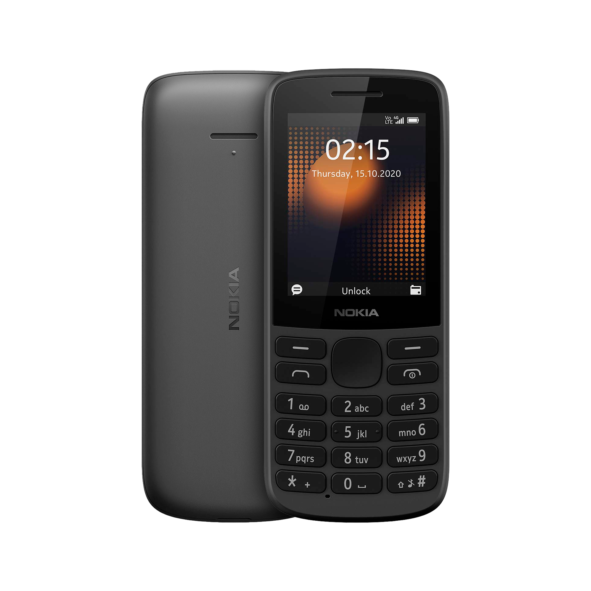 GSM telefon Nokia 215 4G fekete