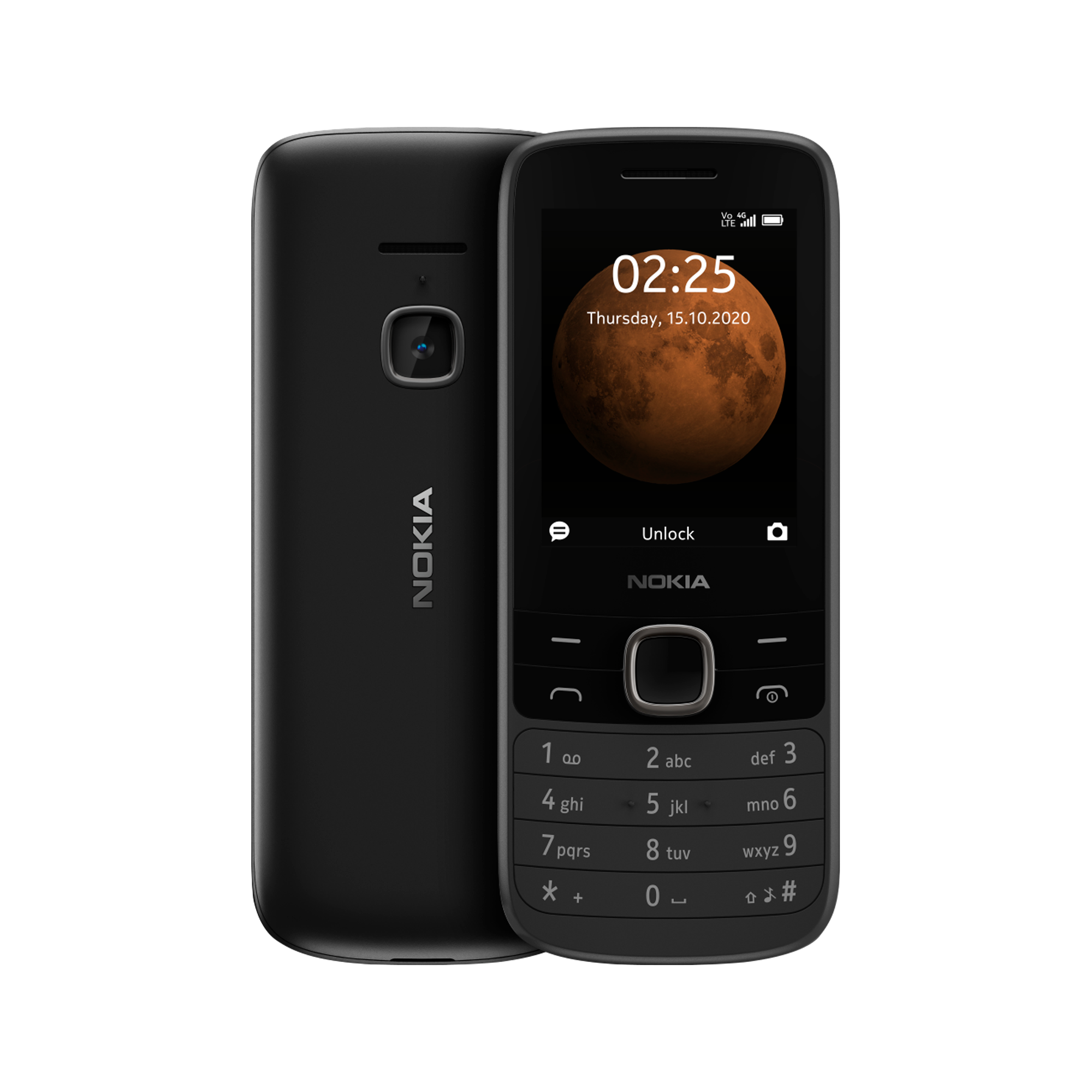 GSM telefon Nokia 225 4G fekete