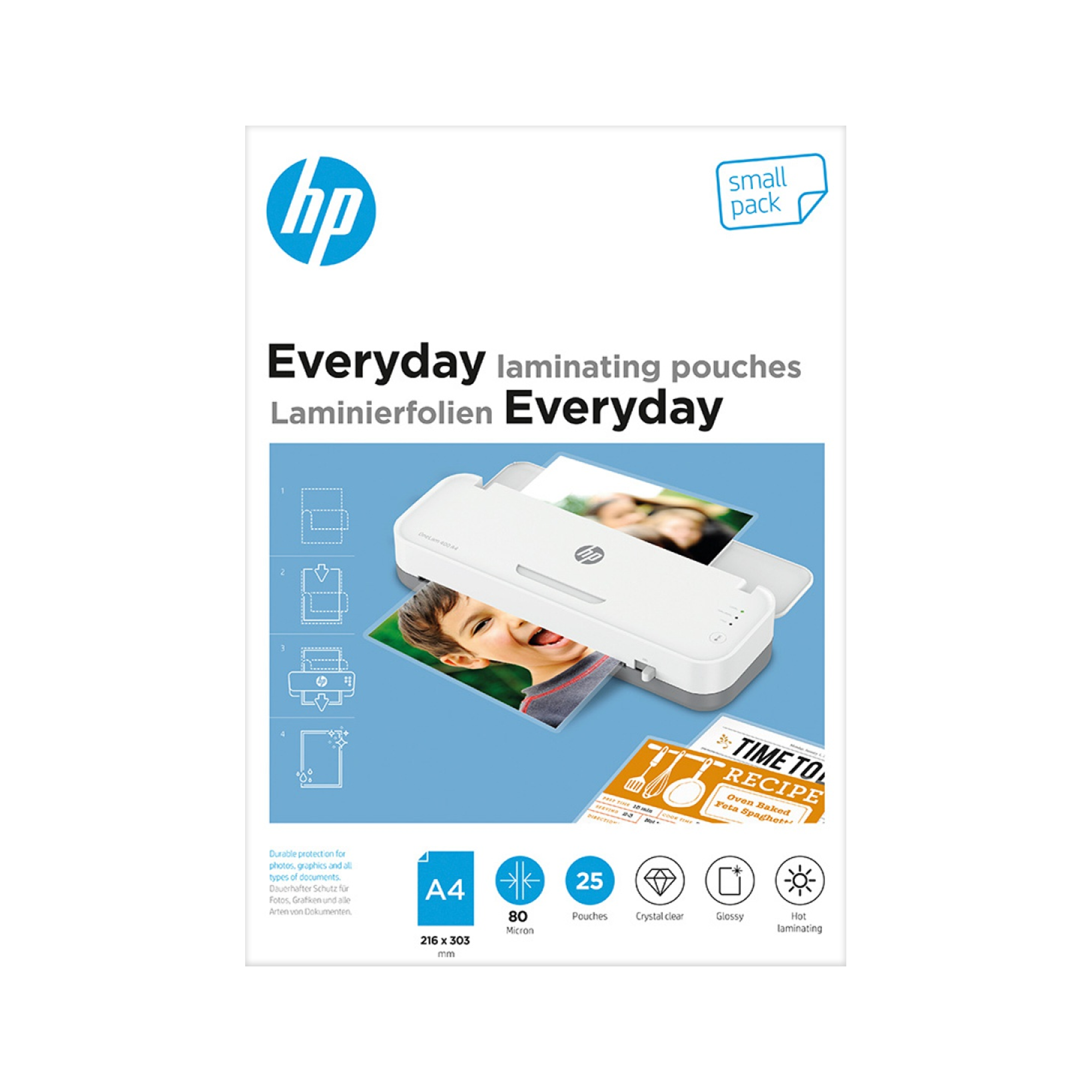 Lamináló fólia HP EVERYDAY 25 db