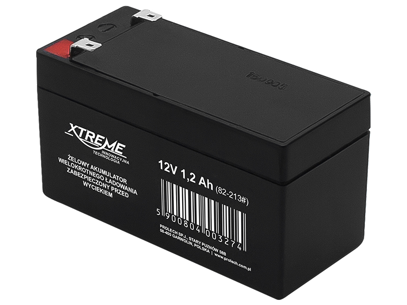 XTREME zselés akkumulátor 12 V 1,2 Ah 82-213-