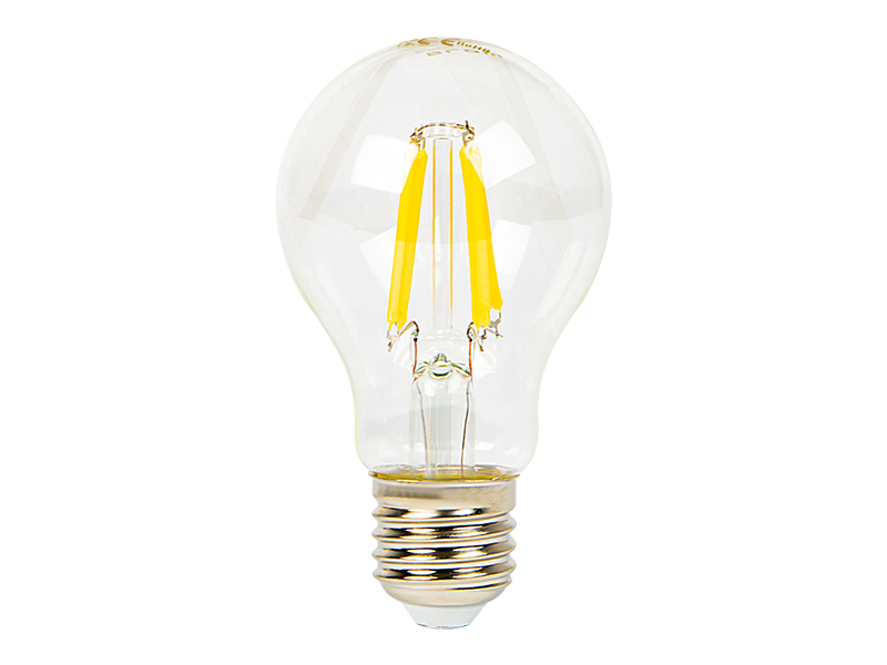 A60 E27 LED izzó, 8 W, meleg fehér, átlátszó 87-409-