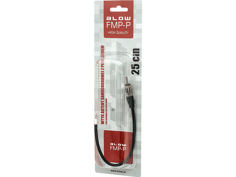 Autó antenna csatlakozó kábellel, 30 cm 0588-