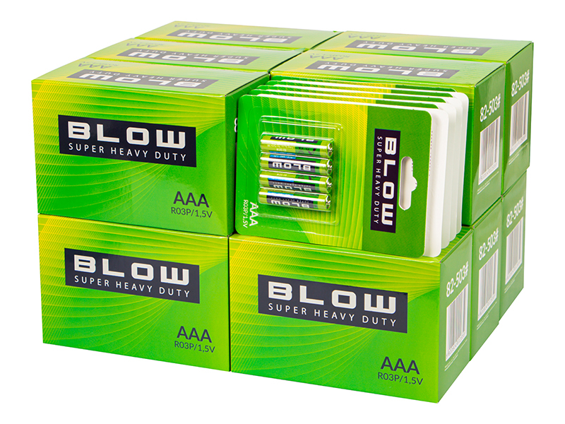 BLOW Super Heavy Duty AAA elem 1,5 V, 4 db-os bliszter 82-674-