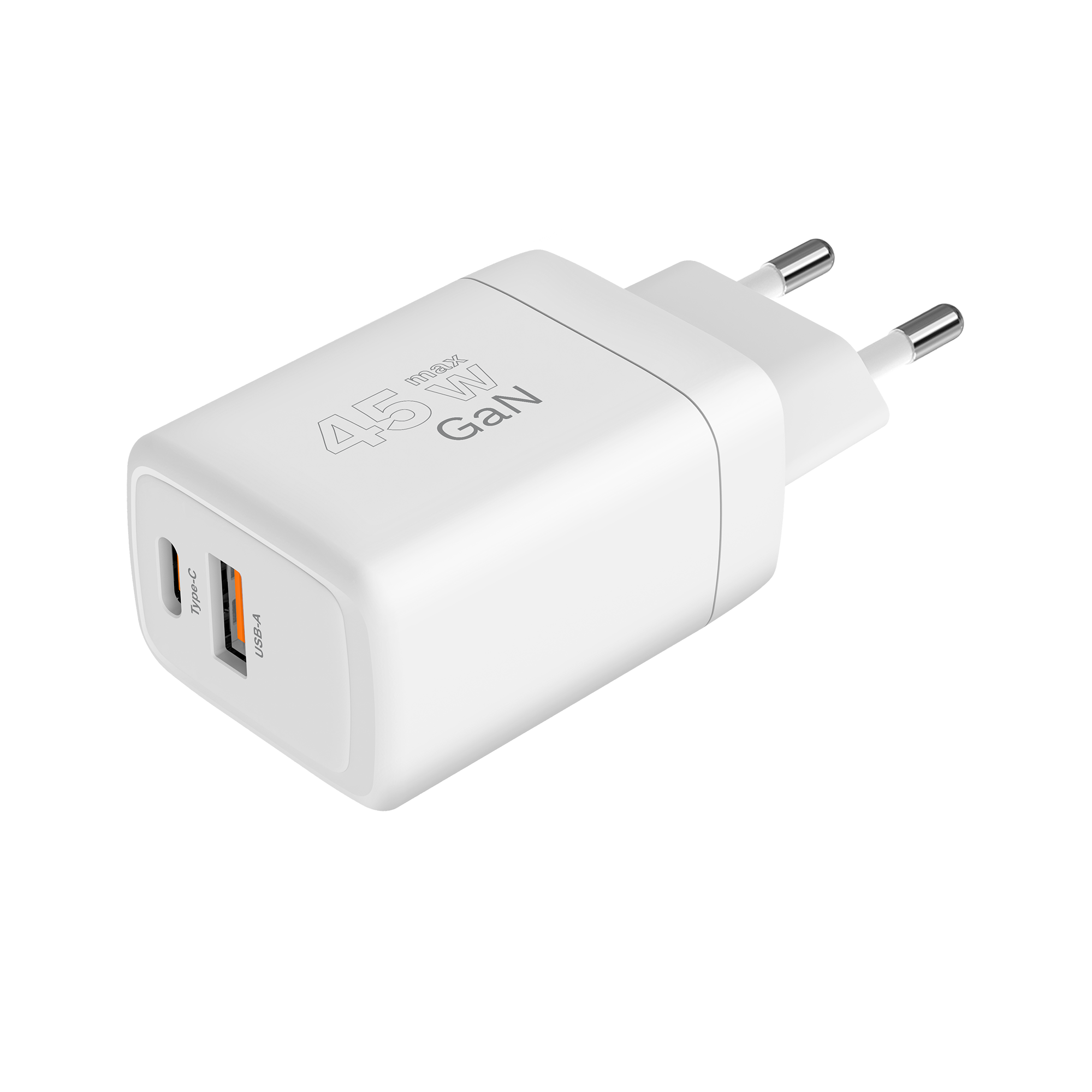 Kruger&Matz 45 W GaN hálózati töltő Power Delivery és Quick Charge funkcióval