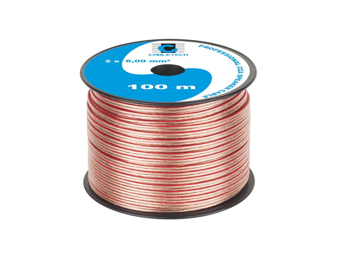 CABLETECH Hangszóró kábel 2x 6,00mm 100m KAB0362