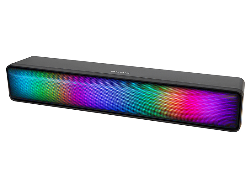 DC BLOW gamer PC hangszóró RGB LED világítással, MS-31 Adrenaline 80 × 70 mm 66-403-