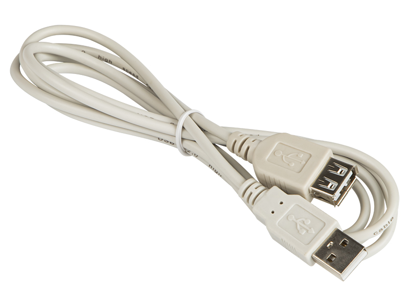USB A-A összekötő kábel 1,5 m, fehér-zöld 66-019-