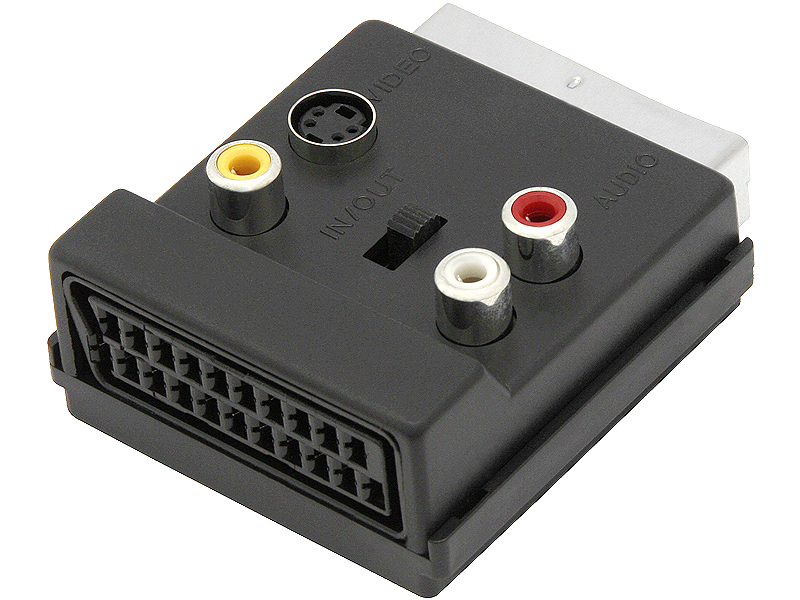 Scart rca s-video adapter 2566-