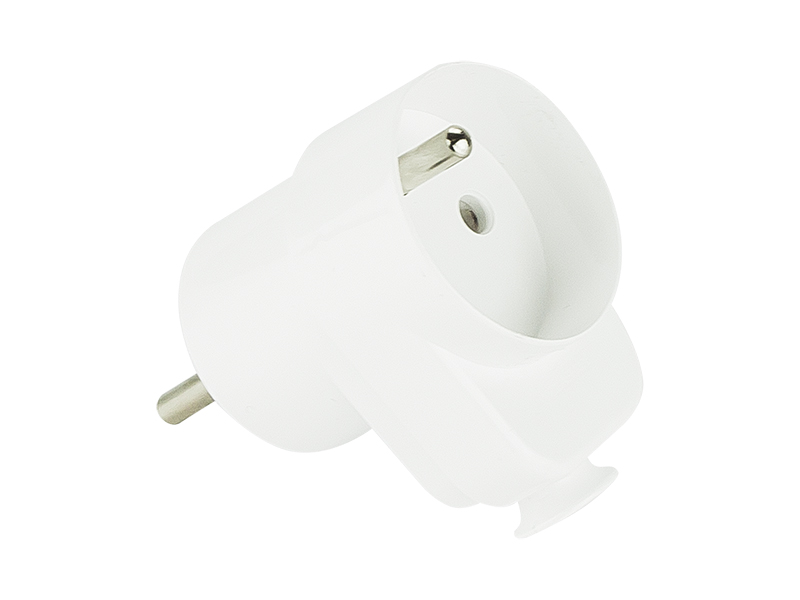 Fehér sarokcsatlakozó földeléssel WT-16G 2382-