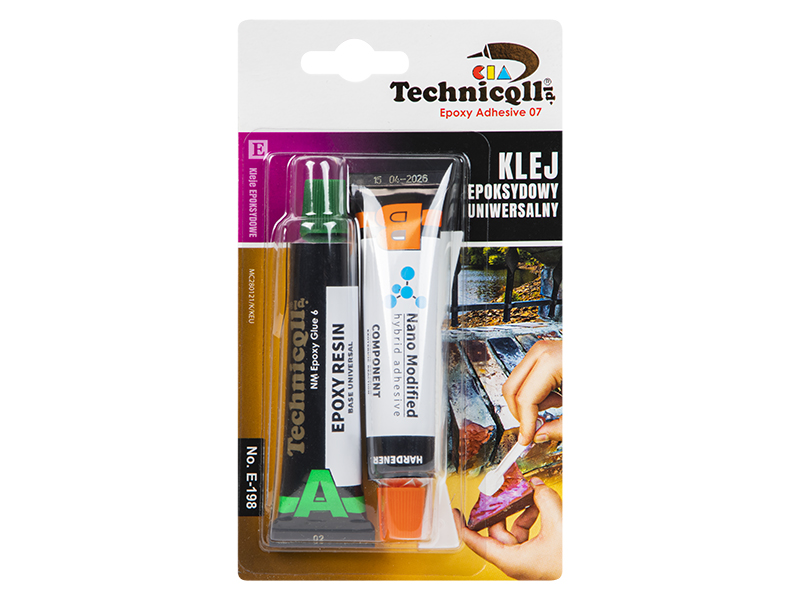 Univerzális kétkomponensű epoxi ragasztó 2 × 20 ml 3398-