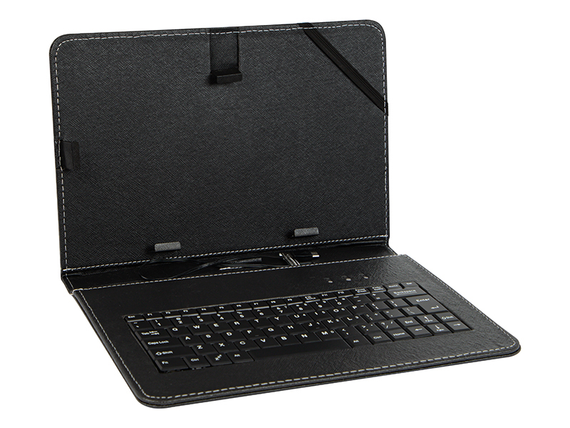 Univerzális 10–10,5 colos tablet tok micro USB-s billentyűzettel 78-073-