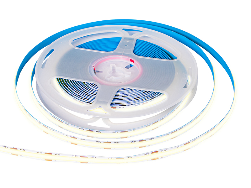 Meleg fehér COB LED szalag 5 m, 12 V 70-736-