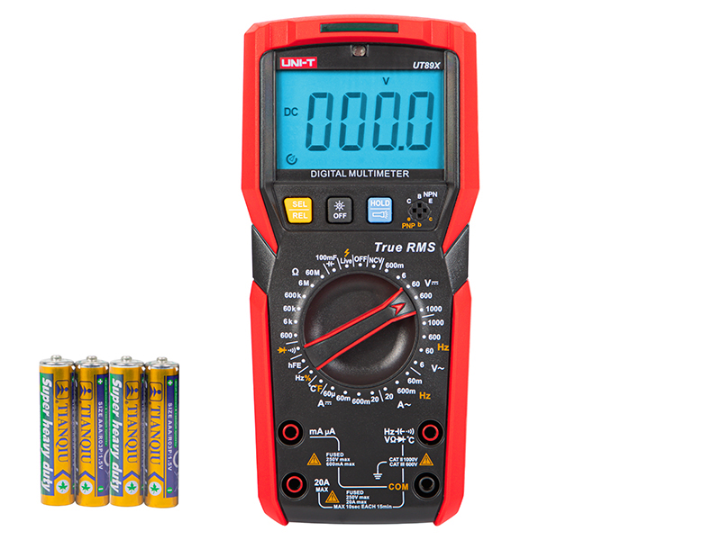DC Uni-t UT89X multiméter 61 × 36 mm 50-237-