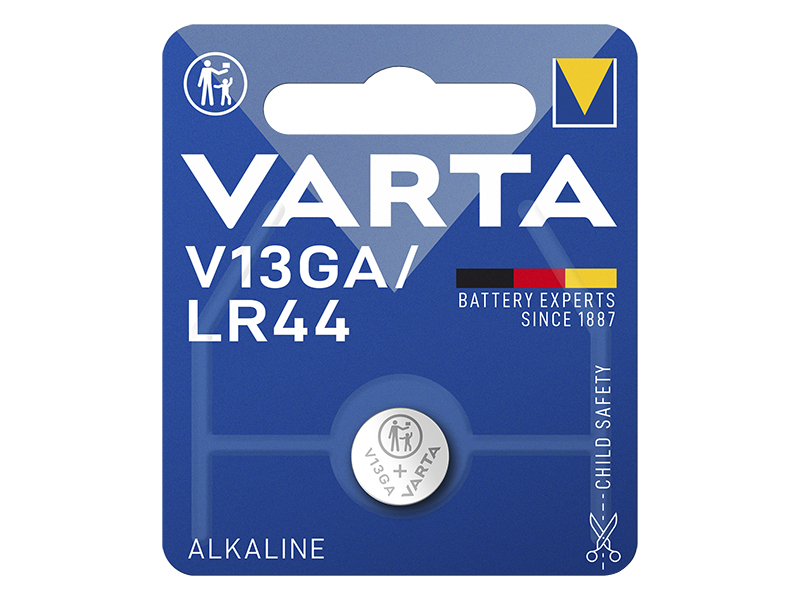 Alkáli gombelem V13GA, 1,5 V 82-539-
