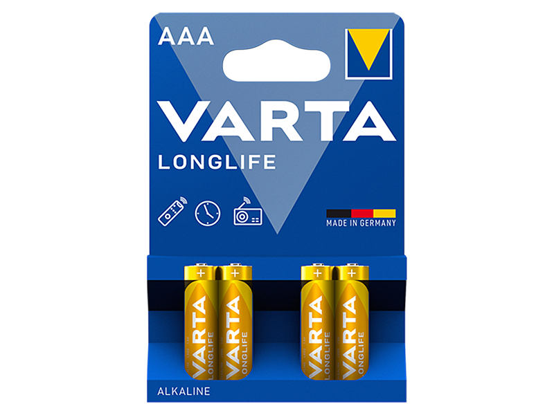 VARTA AAA alkáli elem 1,5 V (LR3/R3), 4 db 82-544- - részlet 2