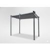 Szürke kerti pergola 4 × 3 m CH-TUN5699