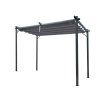 Szürke kerti pergola 4 × 3 m CH-TUN5699
