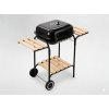 Amerikai Szén Grillező Oldalsó Polcokkal és Kerekekkel 97,5 x 49 x 82,5 CM *0155