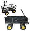 KÉTFUNKCIÓS KERTI KOCSI FEKETE *6858