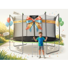 12 láb (374 cm) trampolin létrával és belső hálóval *4286