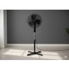 Fekete Álló Ventilátor 45W *9004