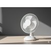FEHÉR VENTILÁTOR ASZTALI 25W *9066