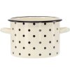 Enamelled Edény 3 L 18 CM Fehér Pontok *3400