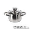 Rozsdamentes acél lábas fedővel, 1 L, 14 cm, BELLY *3103