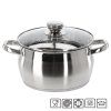 Rozsdamentes acél lábas fedővel 4 L 22 cm BELLY *3370