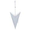 Dekoratív papírcsillag 60 cm SZÜRKE - 12 db/csomag *2075