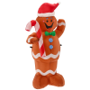 Felfújható LED mézeskalács, 150 cm magas