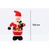 Fújható Mikulás LED 120 cm *8747