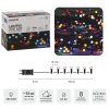 LED GÖMBÖK 200L MULTIKOLOR, HOSSZ. 3 + 16 M *0160