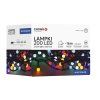 LED GÖMBÖK 200L MULTIKOLOR, HOSSZ. 3 + 16 M *0160