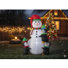 Fújható hóember pingvinekkel LED világítással 190 cm *0394