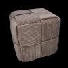 Horgolt kocka PUFA 40 X 40 X 40 CM SZÜRKE *4200