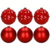 CA1528 KARÁCSONYI GÖMB SZETT 15 CM 6 DB