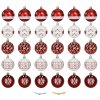 CA0987 KARÁCSONYI GÖMB KÉSZLET 6 CM 30 DB