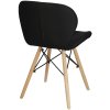 Étkezőszék fekete DC0026