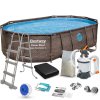 Bestway 56946 12 az 1-ben fémvázas medence 488 x 305 x 107 cm