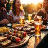 grill weglowy ogrodowy beczka 61984