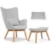Karosszék karfával Norse világosszürke