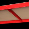 Fém polc 180x90x40 piros Rebel