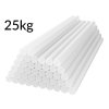 Pálcikák forróolvadék pisztolyhoz 11mm x 250mm áttetsző 25kg 1275db 1275db